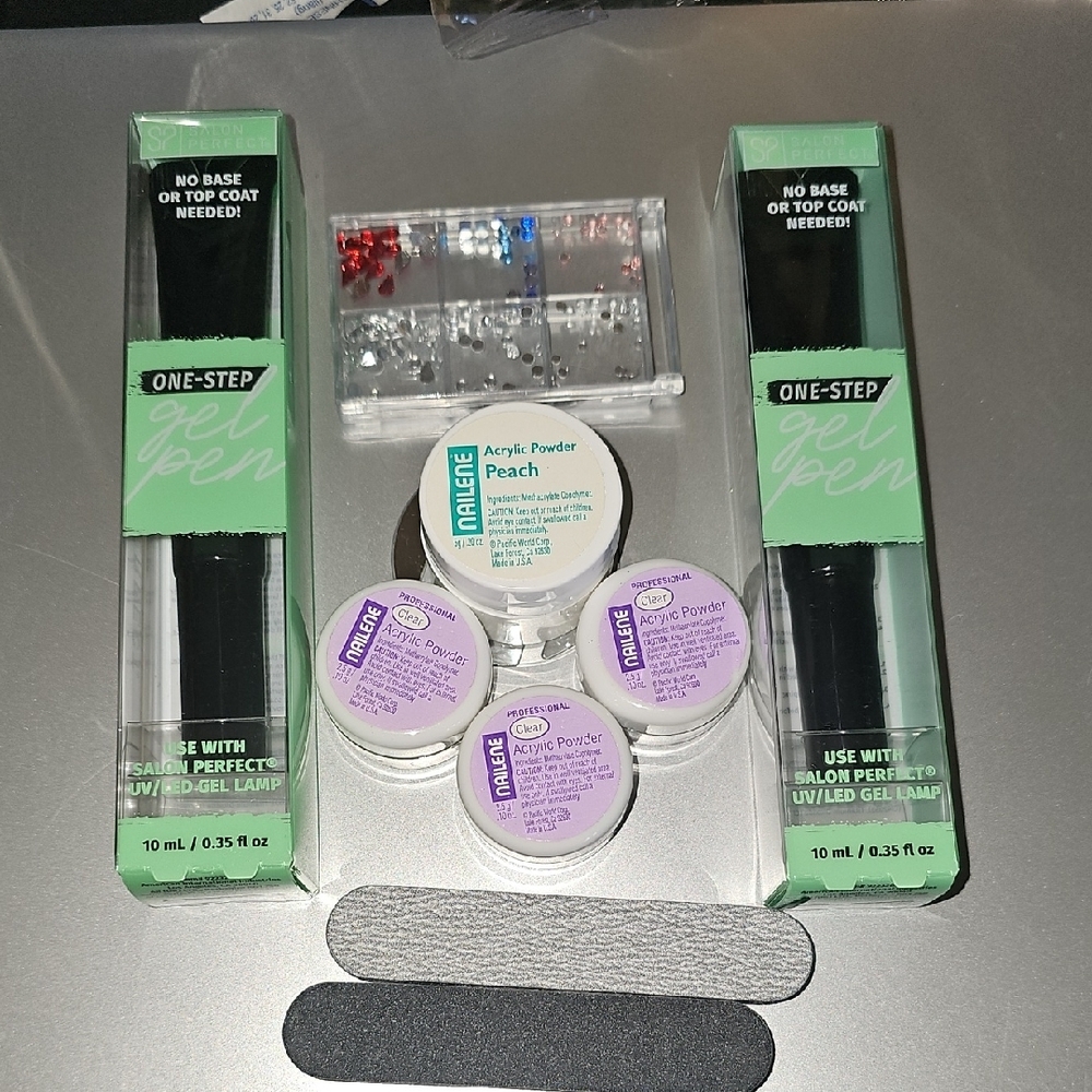 Gel Pens & Acrylic Powder Set